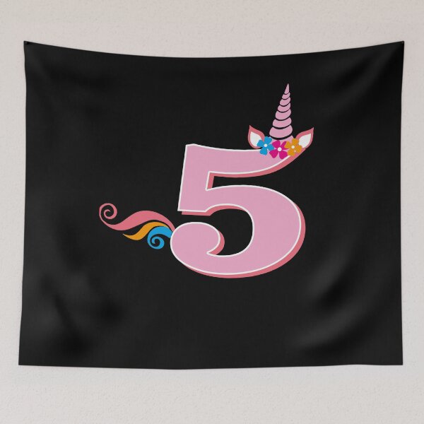 Item preview, 5th birthday unicorn designed and sold by Eduard Beck.