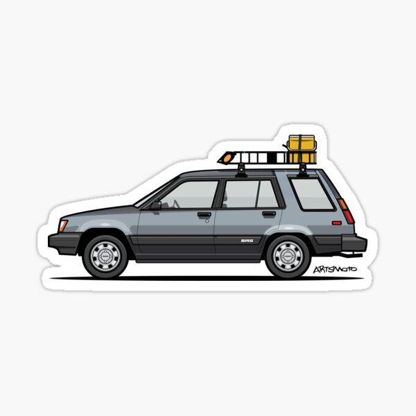 Vista previa del artículo con la obra «Trevin Howell Toyota Tercel SR5 4WD Wagon AL25», diseñado y vendido por Monkey Crisis On Mars.