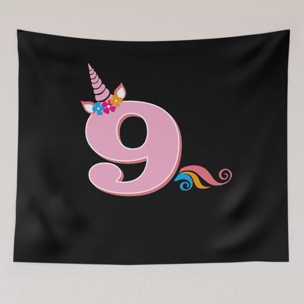 Item preview, 9th birthday unicorn designed and sold by Eduard Beck.