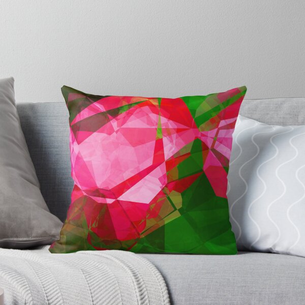 Item preview, Pink Roses in Anzures 1 Abstract Polygons 1 designed and sold by TravelPhotoArt.