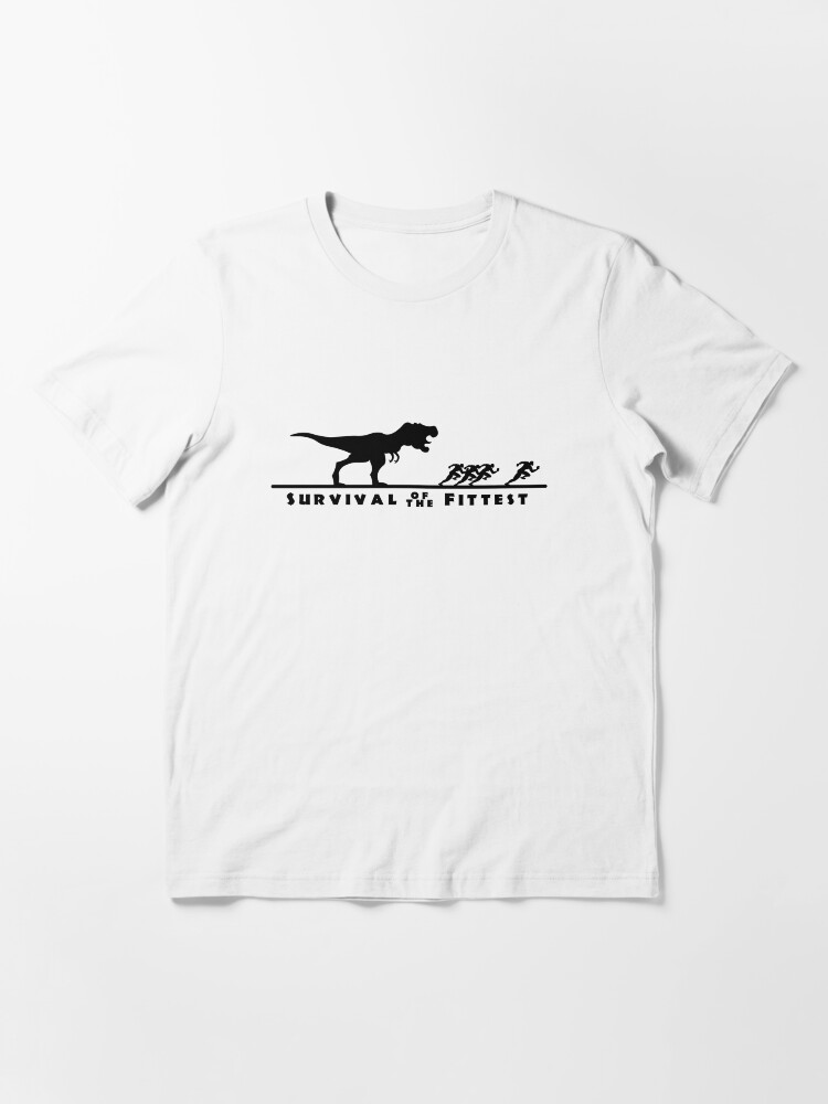 Alternate view of Survival of the fittest Essential T-Shirt