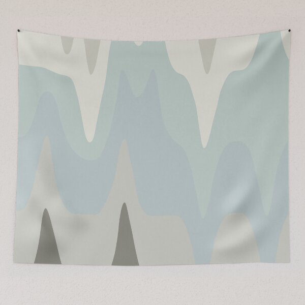 Item preview, Cozy Tranquility (Blue and Grey Hygge) designed and sold by cadinera.