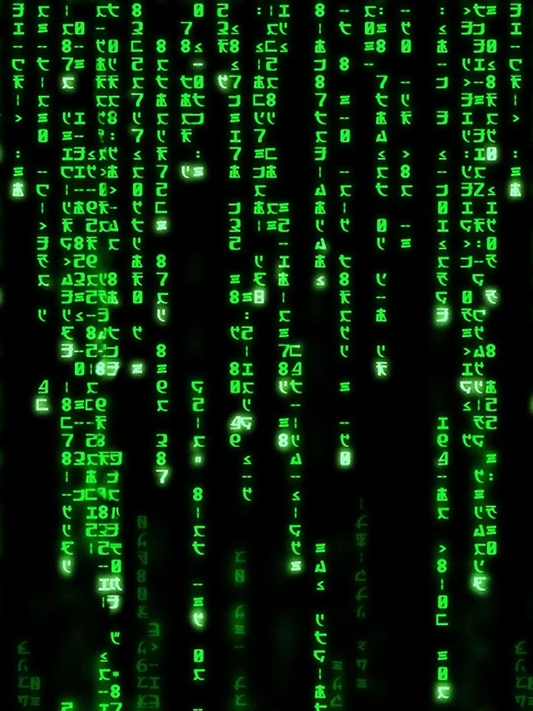Thumbnail 4 of 4, iPhone Case, Binary Code - The Matrix Program designed and sold by User70.