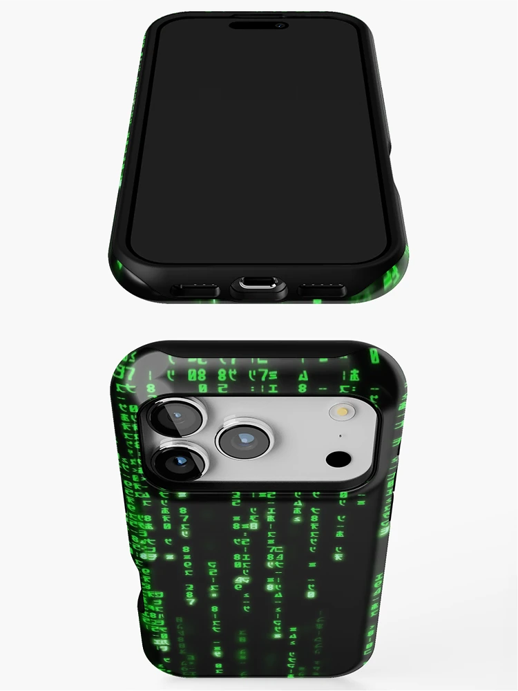 Thumbnail 3 of 4, iPhone Case, Binary Code - The Matrix Program designed and sold by User70.