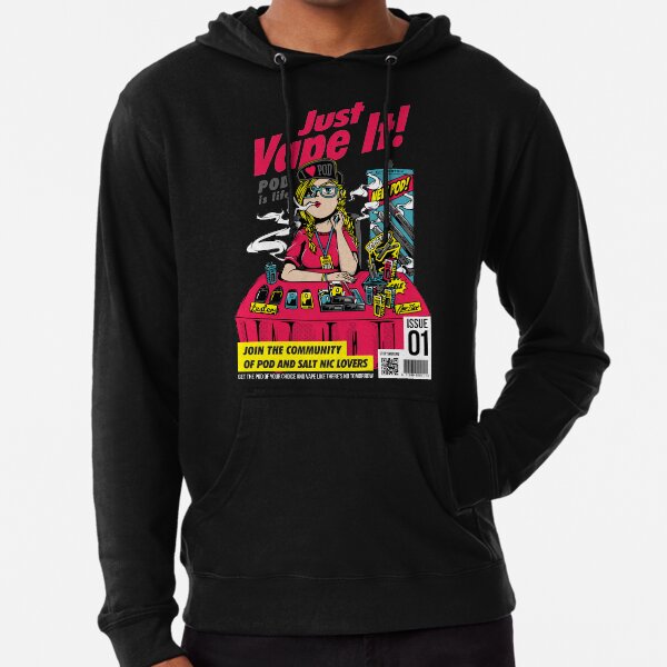 Vape Girl Lightweight Hoodie