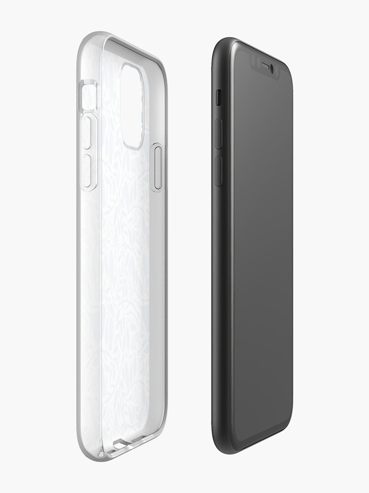 Coque iPhone « Oiseau Bleu Et Feuilles », par michaelsappleg
