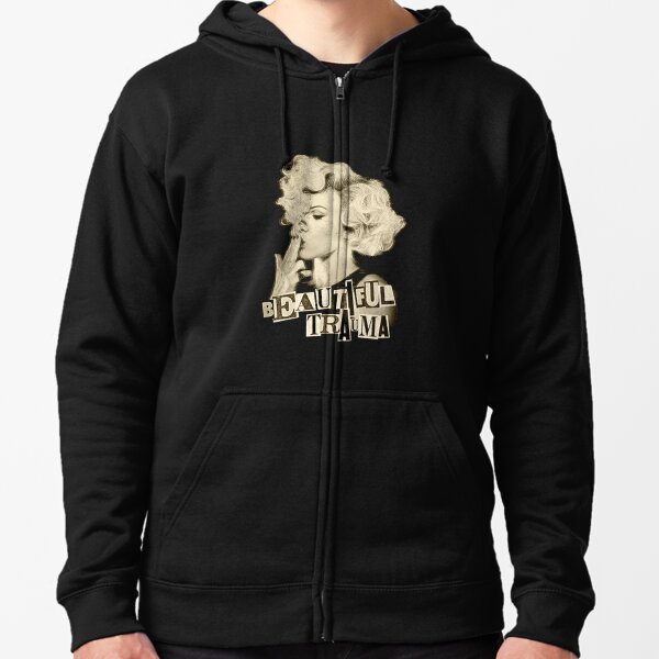 pink beautiful trauma tour hoodie