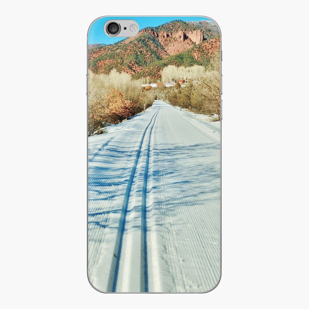 North Through the Jaws of Snowmass Canyon iPhone Skin