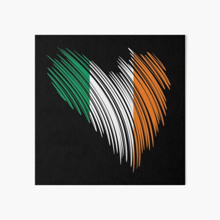 Irish flag Ireland gift idea Art Board Print