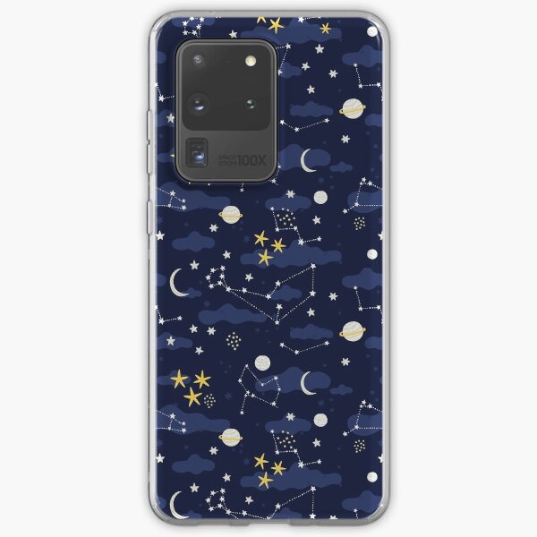 Aperçu de l'œuvre Galaxie - cosmos, lune et étoiles. Motif astronomique. Conception d'univers de dessin animé mignon. créée et vendue par kostolom3000.