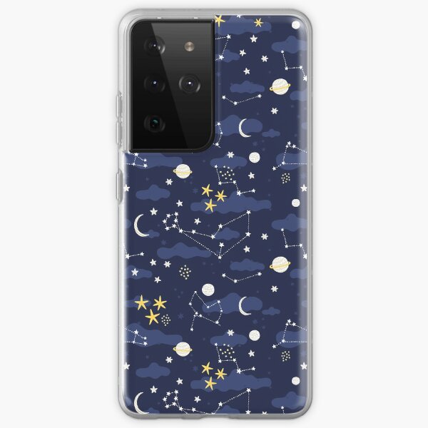 Aperçu de l'œuvre Galaxie - cosmos, lune et étoiles. Motif astronomique. Conception d'univers de dessin animé mignon. créée et vendue par kostolom3000.