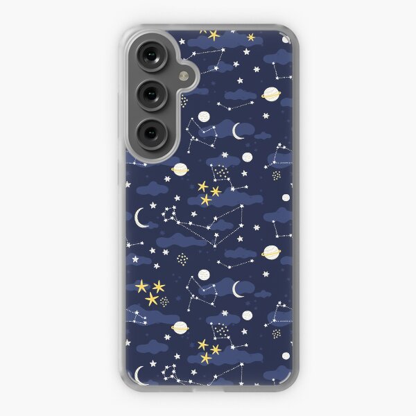 Aperçu de l'œuvre Galaxie - cosmos, lune et étoiles. Motif astronomique. Conception d'univers de dessin animé mignon. créée et vendue par kostolom3000.