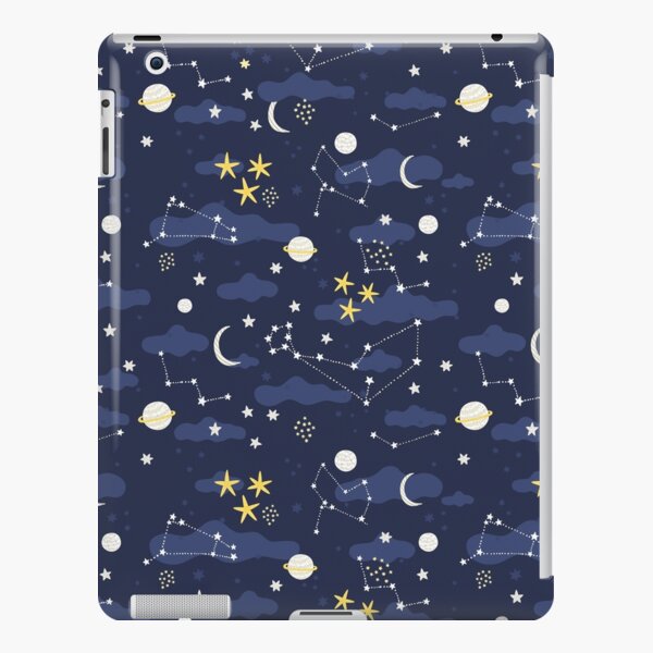 Galaxy - cosmos, moon and stars. Astronomy pattern. Cute cartoon universe design. iPad Snap Case