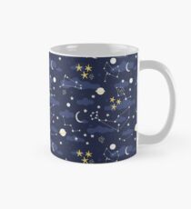 cosmos, moon and stars. Astronomy pattern Mug