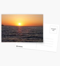 Santorini Sunset #3 Postcards