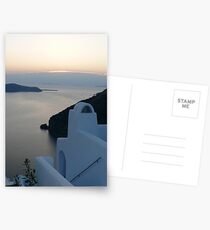 Santorini Sunset #5 Postcards