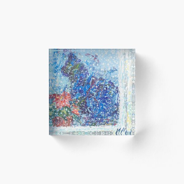 waiting for the summer Acrylic Block