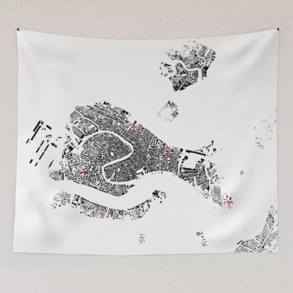 Item preview, Venice White Red designed and sold by jean-nicolas.