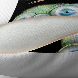 Alternate view of Burt the Big-Eyed Bird Floor Pillow