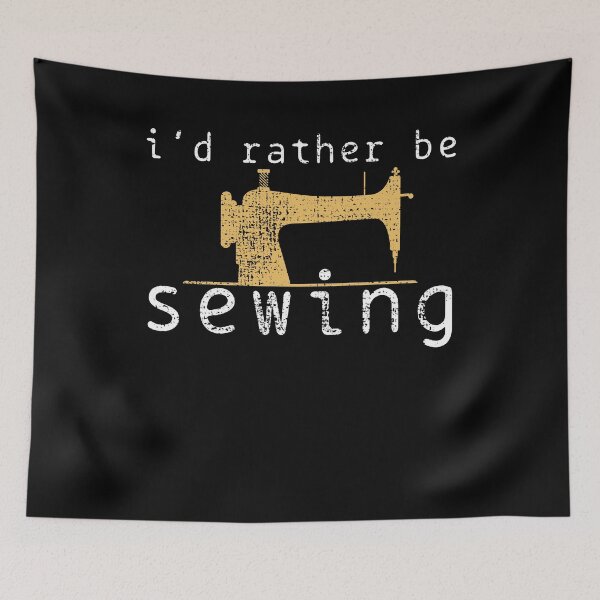 Item preview, Sewing sewing machine saying designed and sold by 4tomic.