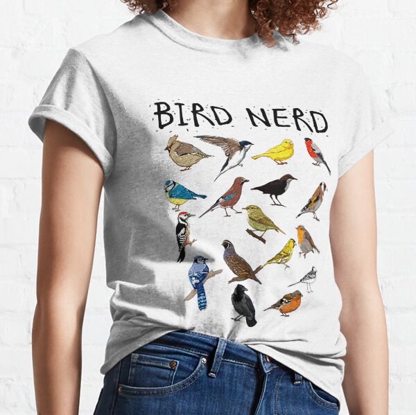 'Bird Nerd Different Kinds of Bird' Cute Bird Gift Classic T-Shirt