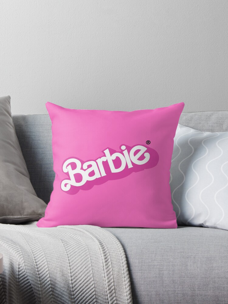 barbie throw pillow