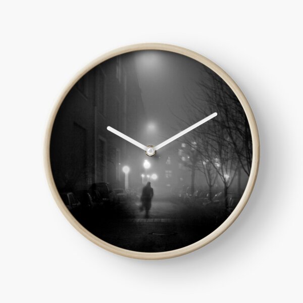 Fog Noir Spy Clock