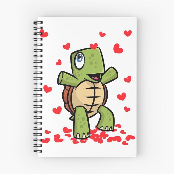 Aperçu de l'œuvre Tortue mignonne coeur drôle cadeau drôle femmes hommes créée et vendue par Teeleo.