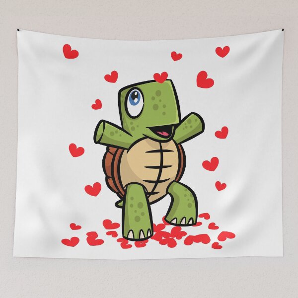 Item preview, Cute Turtle Lover Heart Funny Gift Women Men designed and sold by Teeleo.