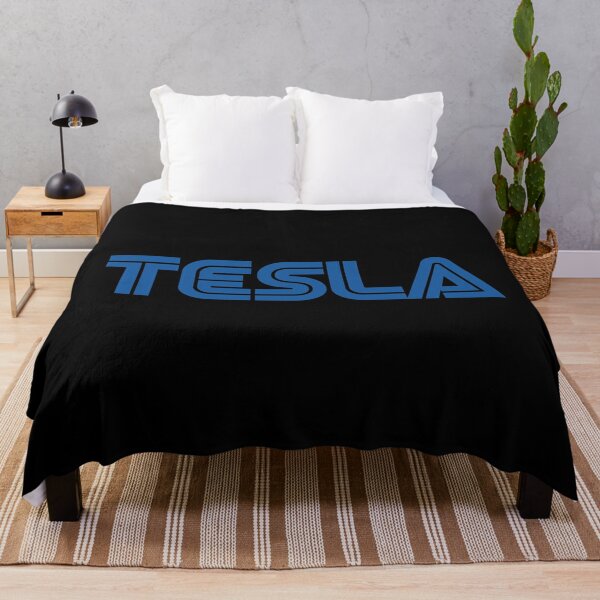Tesla Sega Logo Throw Blanket
