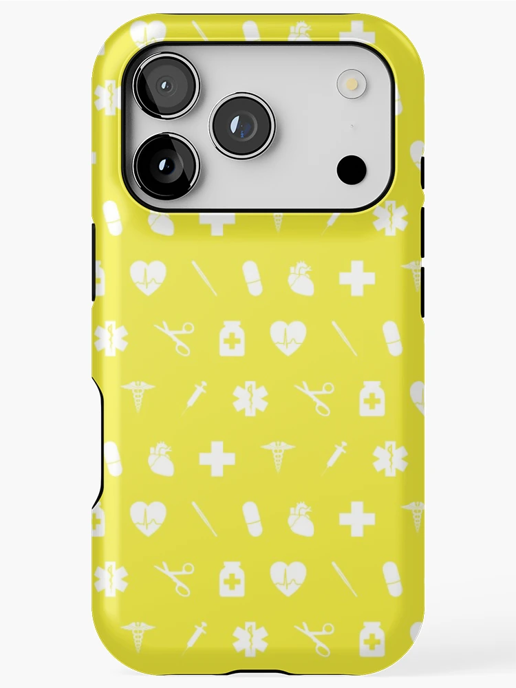 Thumbnail 1 of 4, iPhone Case, Health Pattern designed and sold by amusingmed.