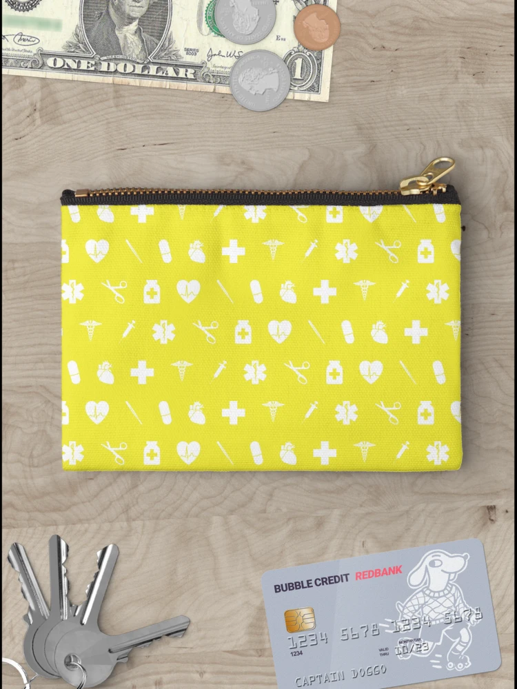 Thumbnail 3 of 4, Zipper Pouch, Health Pattern designed and sold by amusingmed.