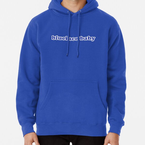 Blue face baby hoodie best sale