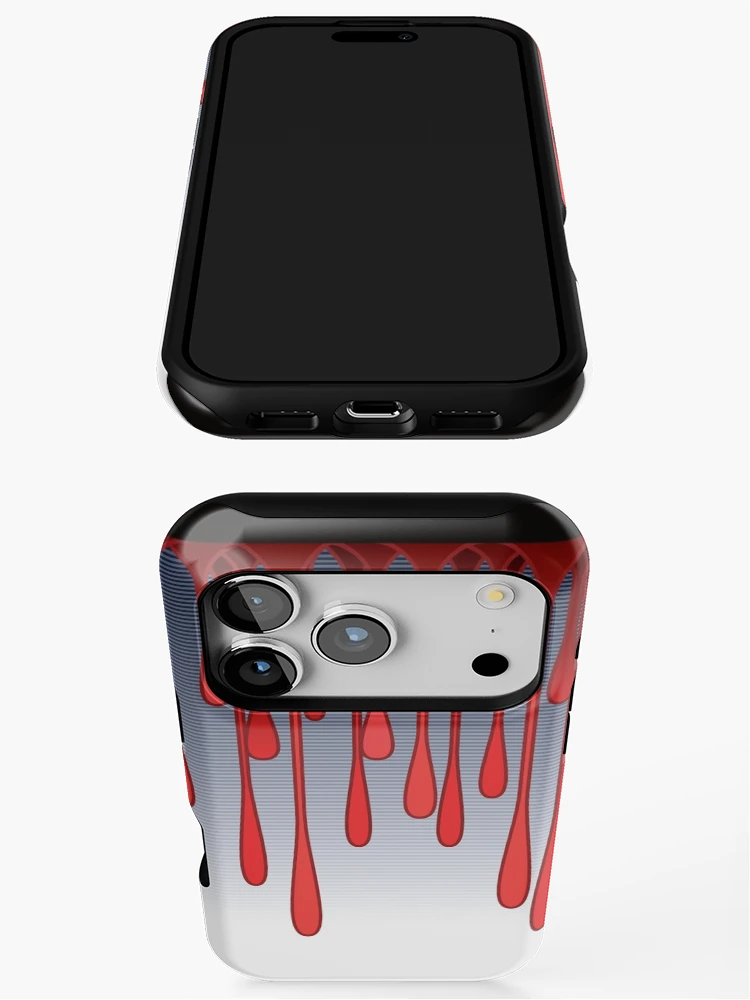 Thumbnail 3 of 4, iPhone Case, Pattern 035: Drips designed and sold by palmprints.