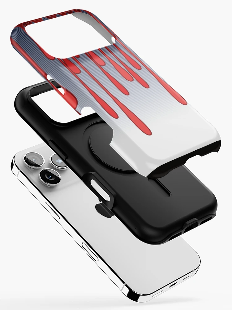 Thumbnail 2 of 4, iPhone Case, Pattern 035: Drips designed and sold by palmprints.