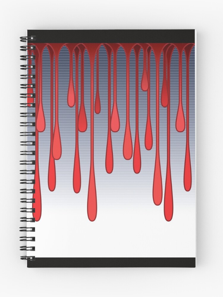 Thumbnail 1 of 3, Journal, Pattern 035: Drips designed and sold by palmprints.