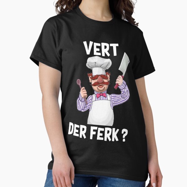 Item preview, Swedish chef vert der ferk shirt designed and sold by amethystdesign.