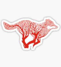 Red tree fox Sticker
