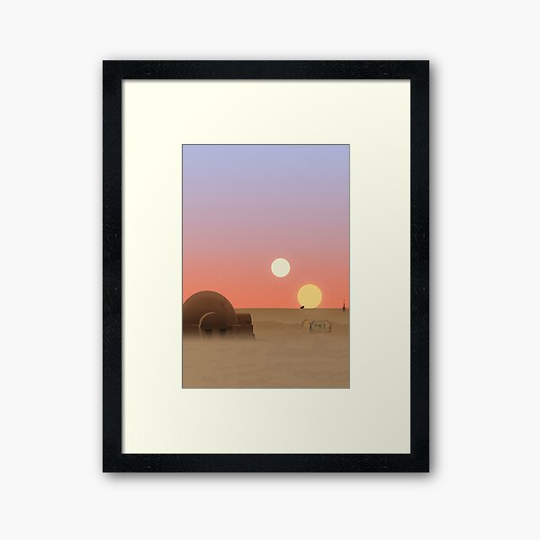 Item preview, Tatooine sunset designed and sold by DinoDev.