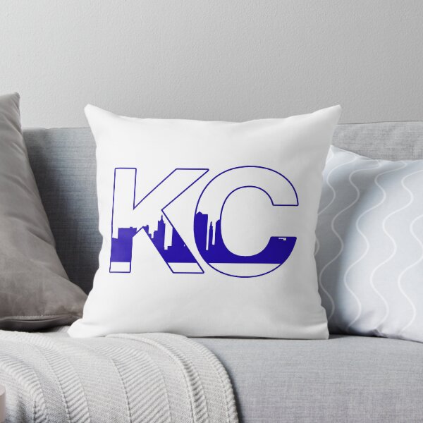 Kansas City Royals Skyline Throw Pillow