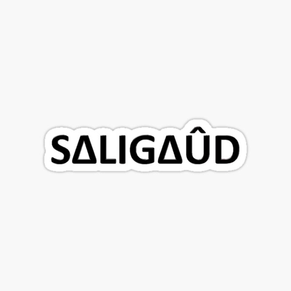 Le logo officiel des saligauds (horizontal) Sticker