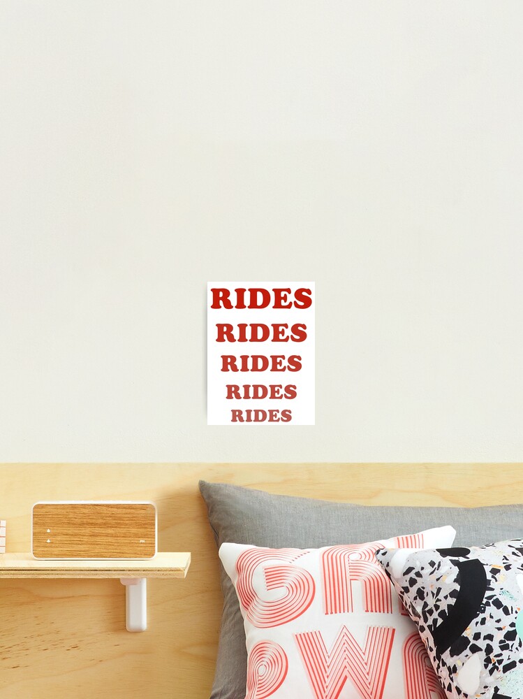 Thumbnail 2 of 3, Photographic Print, Rides Rides Rides designed and sold by mr-tee.