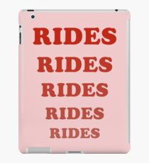 Rides Rides Rides iPad Case/Skin