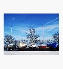 Snow scene Photographic Print