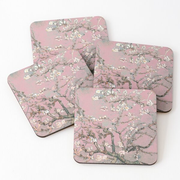 Item preview, Almond Blossom - Vincent Van Gogh (pink pastel) designed and sold by DejaVuStudio.