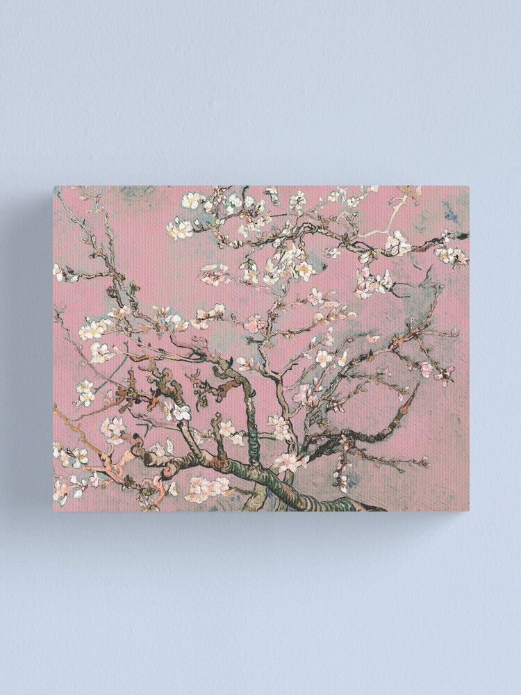 Lienzo «Flor de almendro - Vincent van Gogh (pastel rosa)» de DejaVuStudio  | Redbubble