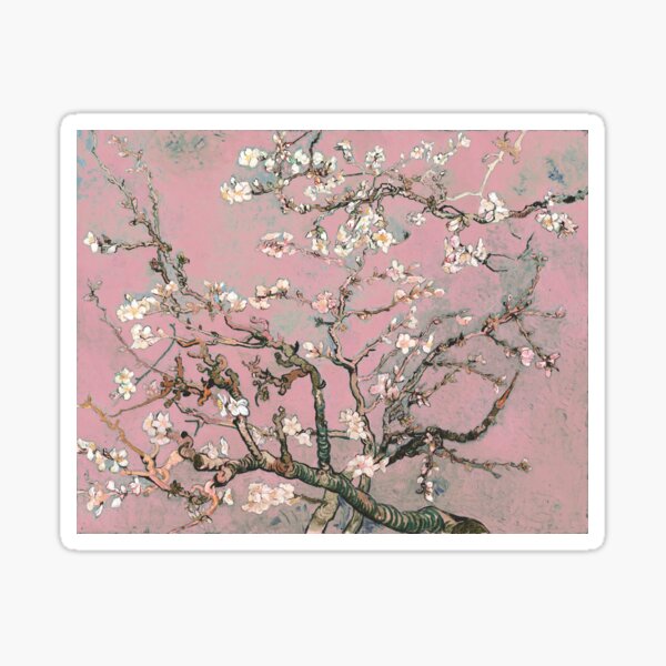 Item preview, Almond Blossom - Vincent Van Gogh (pink pastel) designed and sold by DejaVuStudio.