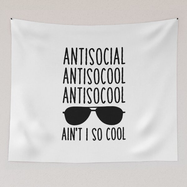 Item preview, Antisocial ain't so cool designed and sold by bainermarket.