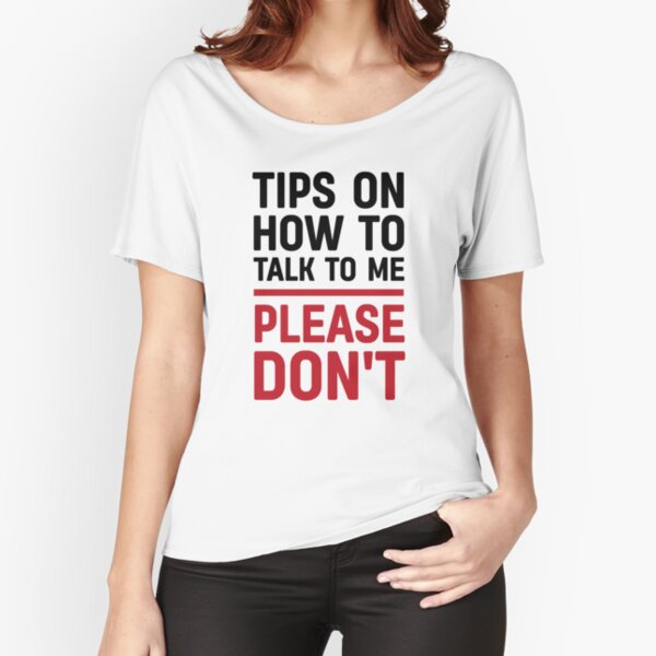 Item preview, Tips on how to talk to me: please don't designed and sold by bainermarket.
