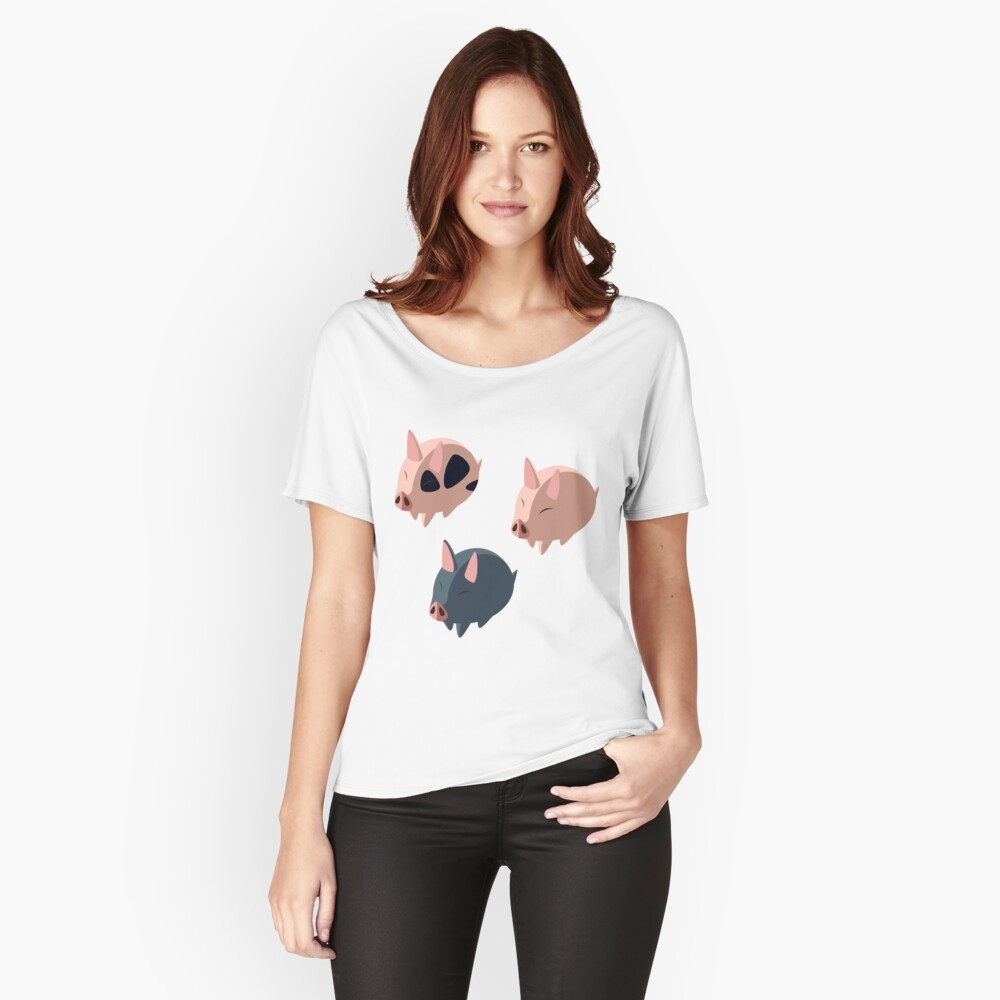 Aperçu de l'œuvre T-shirt coupe relax créée et vendue par dicktree.